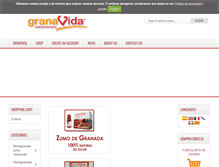 Tablet Screenshot of granavida.com